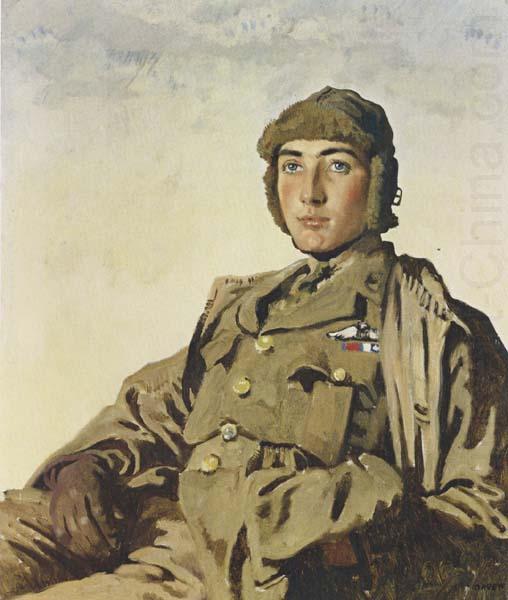 Lieut A.P.F.Rhys Davids,DSO.MC, Sir William Orpen